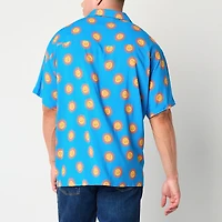 Arizona Mens Short Sleeve Big and Tall Camp Shirt