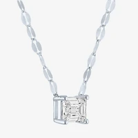 Diamond Addiction (E-F / Vs1-Vs2) Womens 1 CT. T.W. Lab Grown White 10K Gold 18 Inch Pendant Necklace