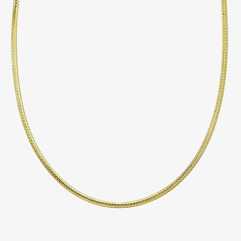 Made in Italy Womens 14K Gold 18 Inch Chain Necklace