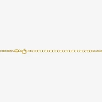 Diamond Addiction G-H / Si2-I1 Womens 1/7 CT. T.W. Lab Grown White Diamond 14K Gold Over Silver Heart 18 Inch Pendant Necklace