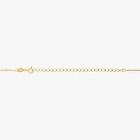 Diamond Addiction (G-H / Si2-I1) Womens 1/10 CT. T.W. Lab Grown White Diamond 14K Gold Over Silver Inch Pendant Necklace