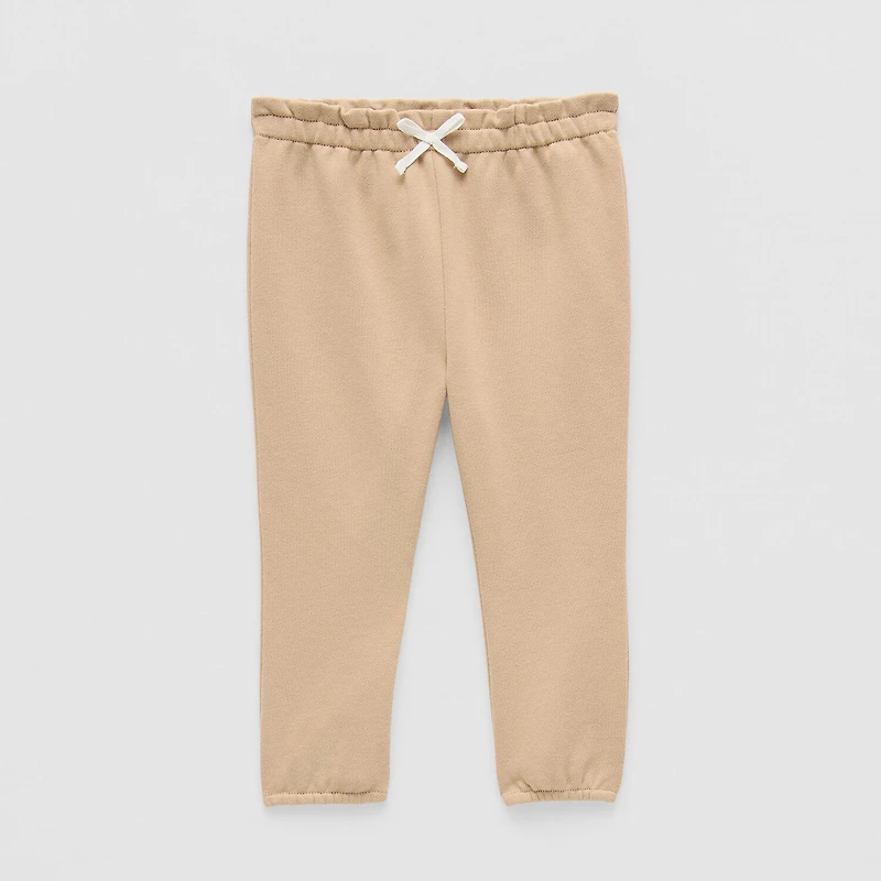 Okie Dokie Baby Girls Cuffed Regular Fit Pull-On Pant