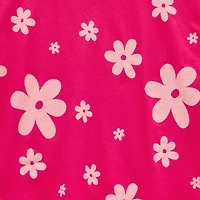 Okie Dokie Toddler & Little Girls Crew Neck Sleeveless Regular Fit Graphic T-Shirt