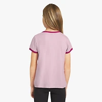 Champion Ringer Big Kid Girls Round Neck Short Sleeve Regular Fit Graphic T-Shirt