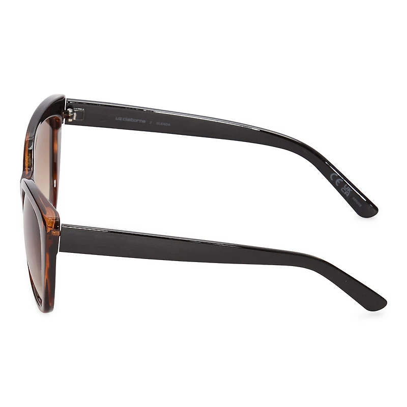 Liz Claiborne Glenda Womens Cat Eye Sunglasses