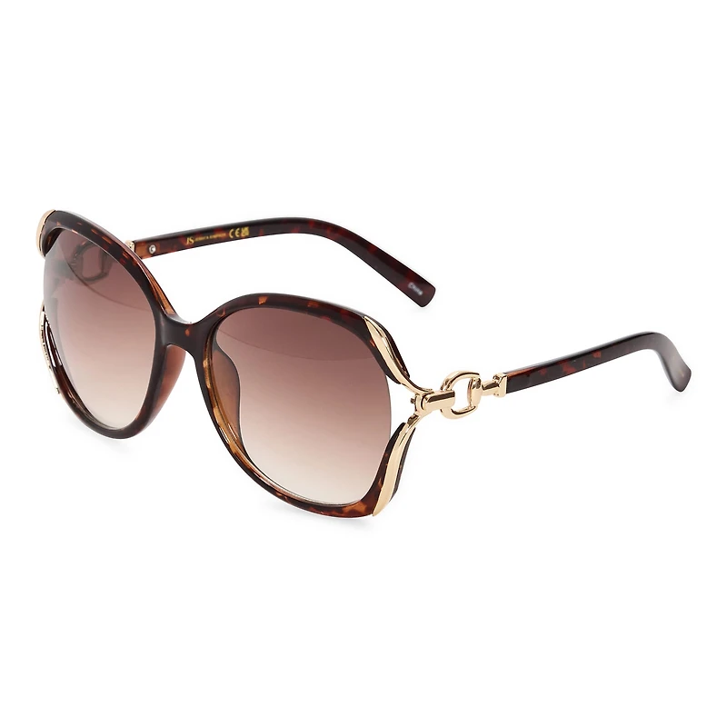 JS Jessica Simpson Womens UV Protection Square Sunglasses