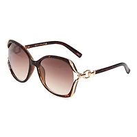 JS Jessica Simpson Womens UV Protection Square Sunglasses