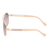 JS Jessica Simpson Womens UV PROTECTION Aviator Sunglasses