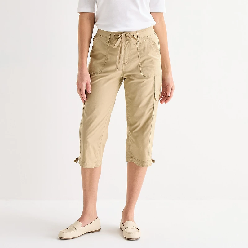St. John's Bay Womens Straight Capri Pant