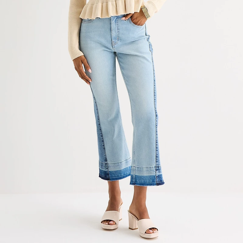 JS Jessica Simpson Womens High Rise Flare Leg Jean