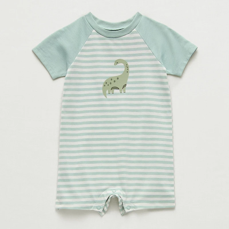 Okie Dokie Baby Boys Short Sleeve Romper