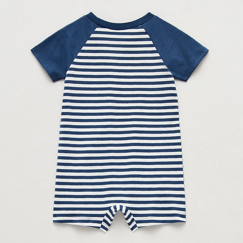 Okie Dokie Baby Boys Short Sleeve Romper