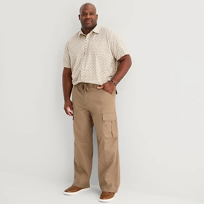mutual weave Mens Regular Fit Big and Tall Cargo Pant