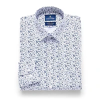 Stafford Smart Tech Mens Slim Fit Stretch Fabric Wrinkle Free Long Sleeve Dress Shirt