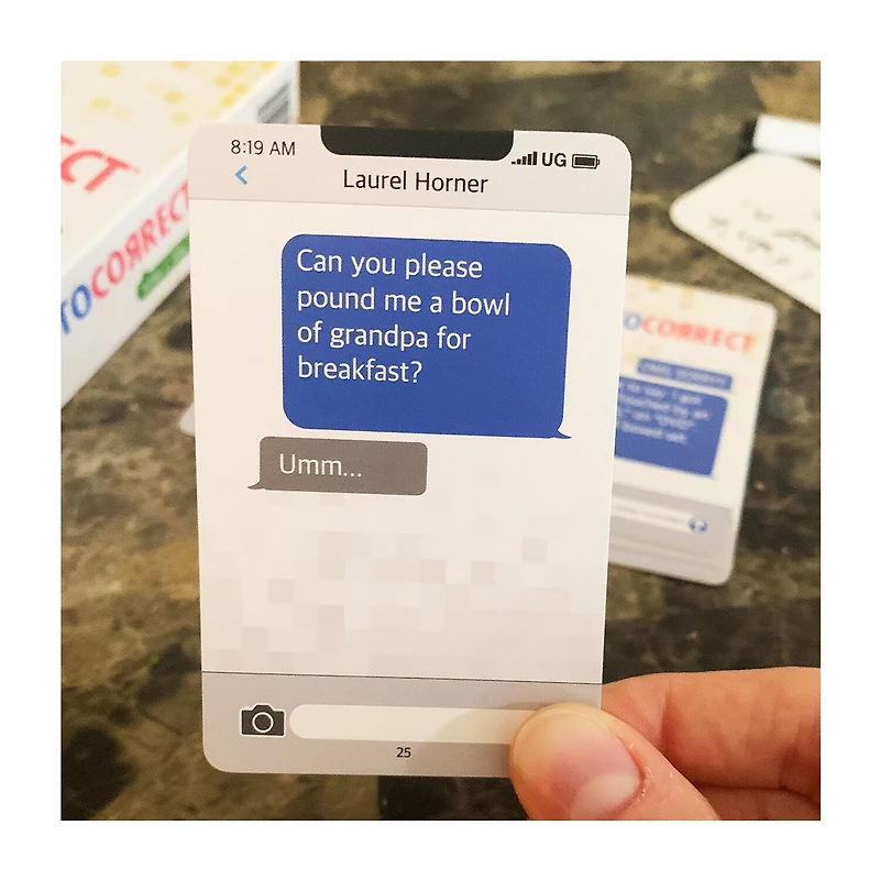 University Games Autocorrect Game Card Game