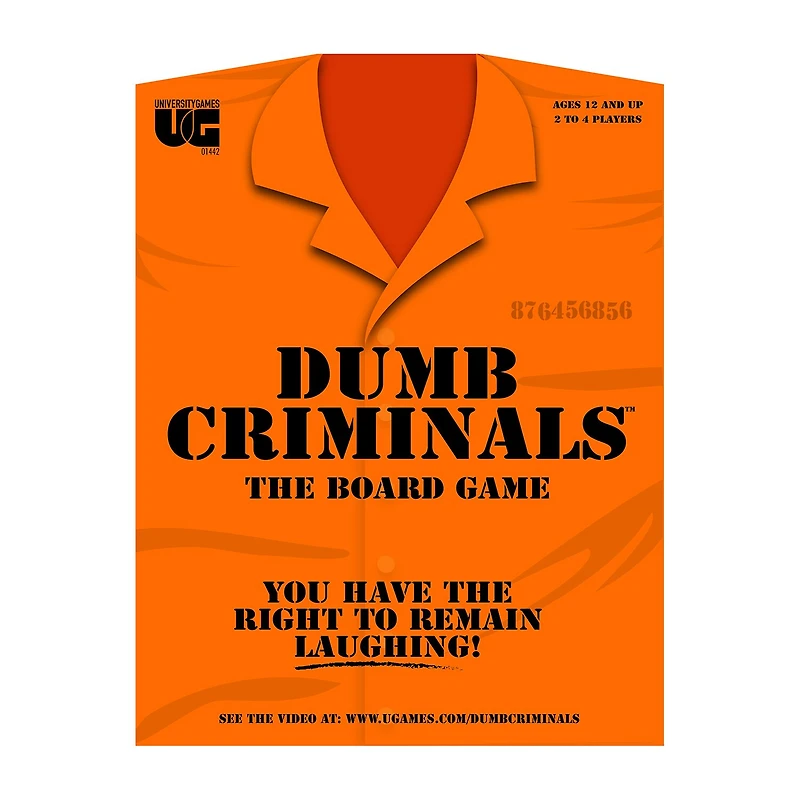 University Games Dumb Criminals: The Board Game Board Game