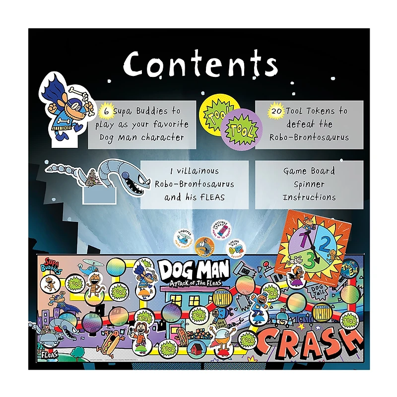 University Games Dog Man - Attack Of The Fleas Board Game