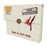 University Games Murder Mystery Party Case Files: Death By Chef'S Knife Board Game