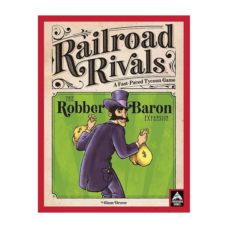 Forbidden Games Railroad Rivals - The Robber Baron Expansion Board Game