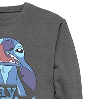 Mens Long Sleeve Stitch Sweatshirt