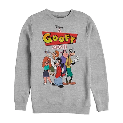 Mens Crew Neck Long Sleeve Goofy Sweatshirt