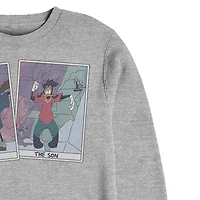 Mens Crew Neck Long Sleeve Goofy Sweatshirt