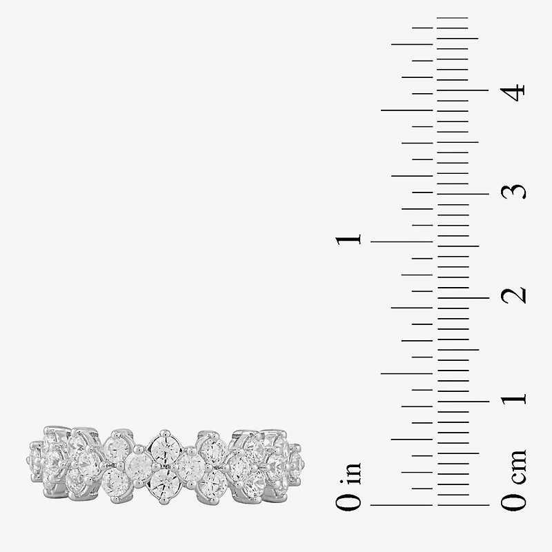 Womens 1 CT. T.W. Lab Grown White Diamond 10K Gold Cocktail Ring