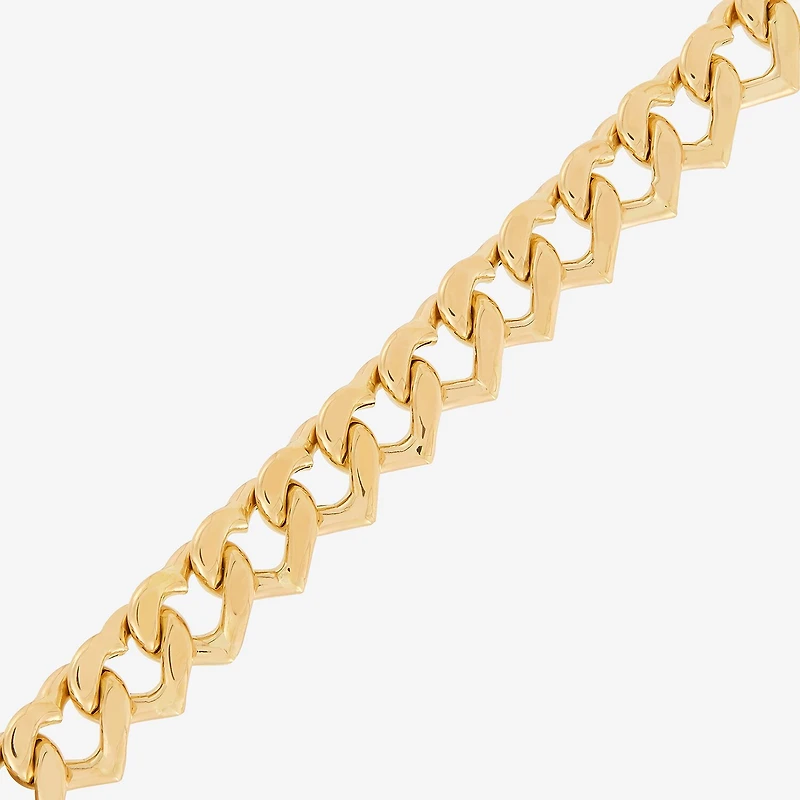 Made in Italy Womens 14K Gold 17 1/2 Inch Link Chain Necklace