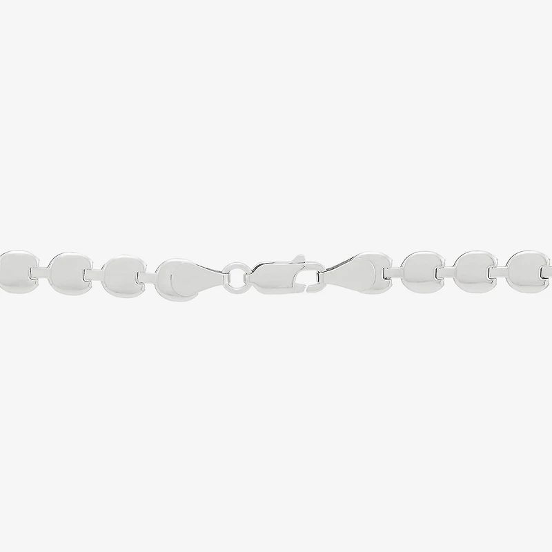 Made in Italy Womens Sterling Silver 18 Inch Link Necklace