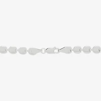 Made in Italy Womens Sterling Silver 18 Inch Link Necklace