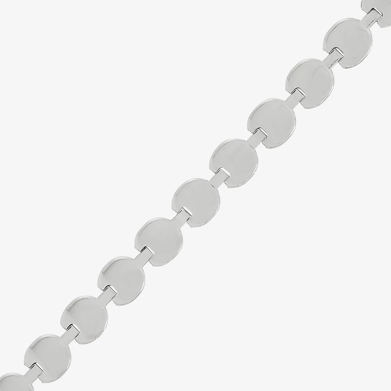 Made in Italy Womens Sterling Silver 18 Inch Link Necklace