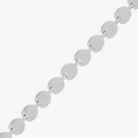 Made in Italy Womens Sterling Silver 18 Inch Link Necklace