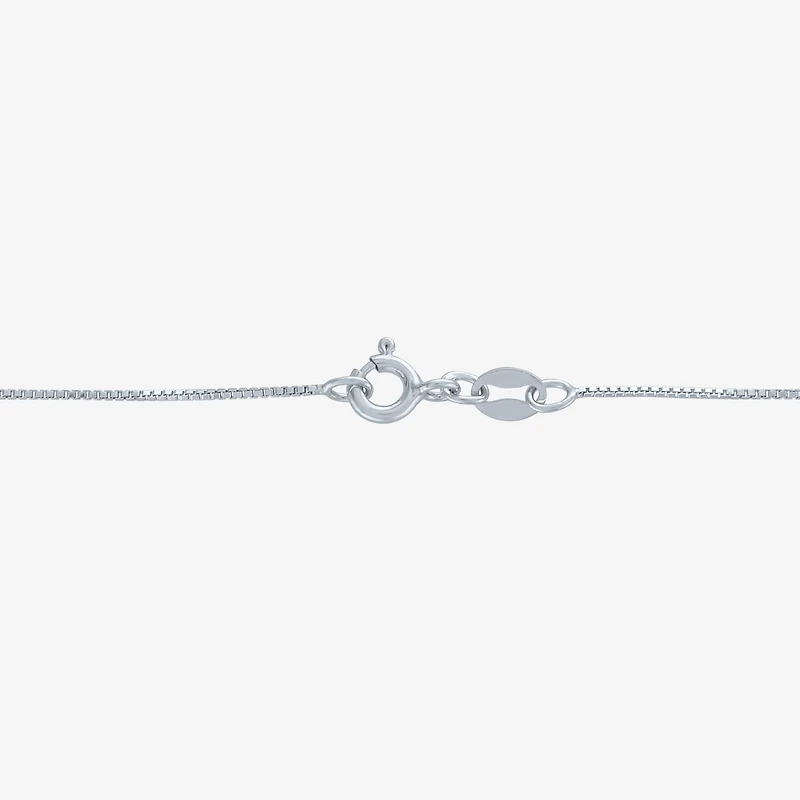 (G-H / I1-I2) Womens 5/8 CT. T.W. Lab Grown White Diamond Sterling Silver Heart 18 Inch Pendant Necklace
