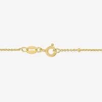 G-H / Si2-I1) Womens 1/ CT. T.W. Lab Grown White Diamond 14K Gold Over Silver Sterling Silver Cross 18 Inch Pendant Necklace