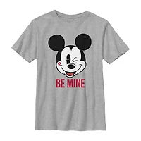 Disney Collection Little & Big Kid Boys Crew Neck Short Sleeve Regular Fit Mickey Mouse Graphic T-Shirt