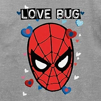 Disney Collection Little & Big Kid Boys Crew Neck Short Sleeve Regular Fit Spiderman Graphic T-Shirt