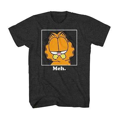 Mens Crew Neck Short Sleeve Regular Fit Garfield Nickelodeon Big and Tall Graphic T-Shirt