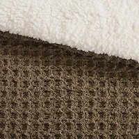 Madison Park Ellis Chenille Sherpa Reverse Soft Comforter Set