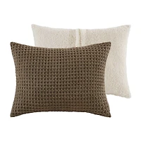 Madison Park Ellis Chenille Sherpa Reverse Soft Comforter Set
