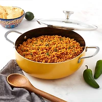 Infuse Aluminum Non-Stick 6-qt Caldero Saute Pan