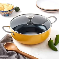 Infuse Aluminum Non-Stick 6-qt Caldero Saute Pan