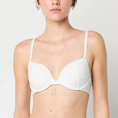 Arizona Cotton Womens Medium Support T-Shirt Demi Bra 369683