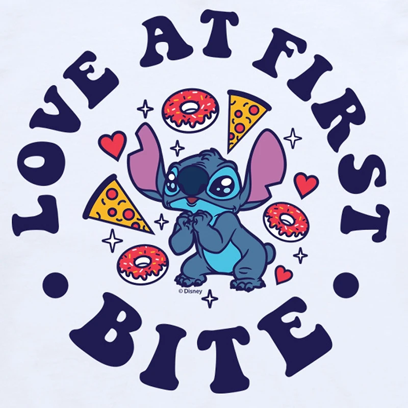 Disney Collection Little & Big Kid Boys Crew Neck Short Sleeve Regular Fit Lilo Stitch Graphic T-Shirt