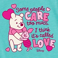 Disney Collection Little & Big Kid Girls Crew Neck Short Sleeve Regular Fit Winnie The Pooh Graphic T-Shirt