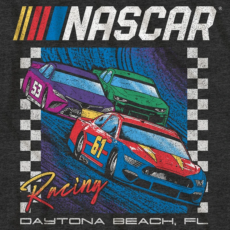 Nascar Mens Crew Neck Short Sleeve Regular Fit Big and Tall Graphic T-Shirt