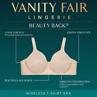 Vanity Fair® Beauty Back® Full-Figure Smoothing Comfort® Wireless Bra - 71380