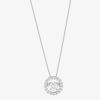Limited Quantities! Womens 3/4 CT. T.W. Lab Grown White Diamond 14K Gold Circle 18 Inch Pendant Necklace