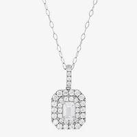 Limited Quantities! Womens 1 1/4 CT. T.W. Lab Grown White Diamond 14K Gold 18 Inch Pendant Necklace