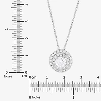 Limited Quantities! Womens 1 1/2 CT. T.W. Lab Grown White Diamond 14K Gold Round 18 Inch Pendant Necklace