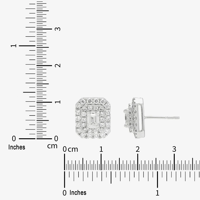 Limited Quantities! 1 1/2 CT. T.W. Lab Grown White Diamond 14K Gold 11.4mm Stud Earrings